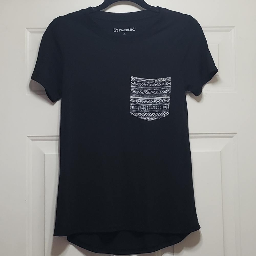 Patterned Pocket Tshirt